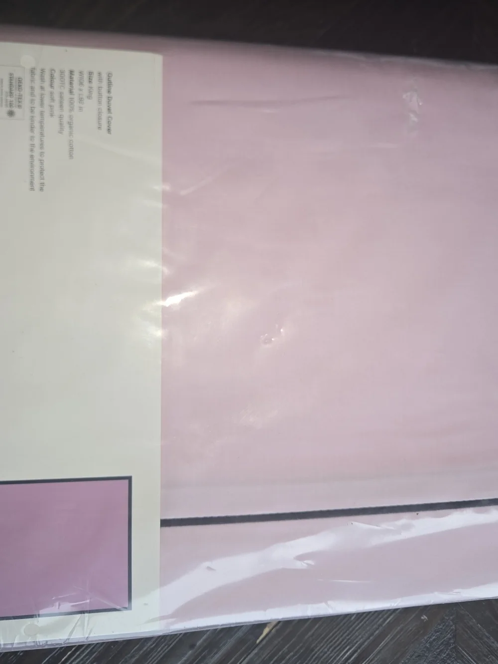 Outline Duvet Cover - Light Pink